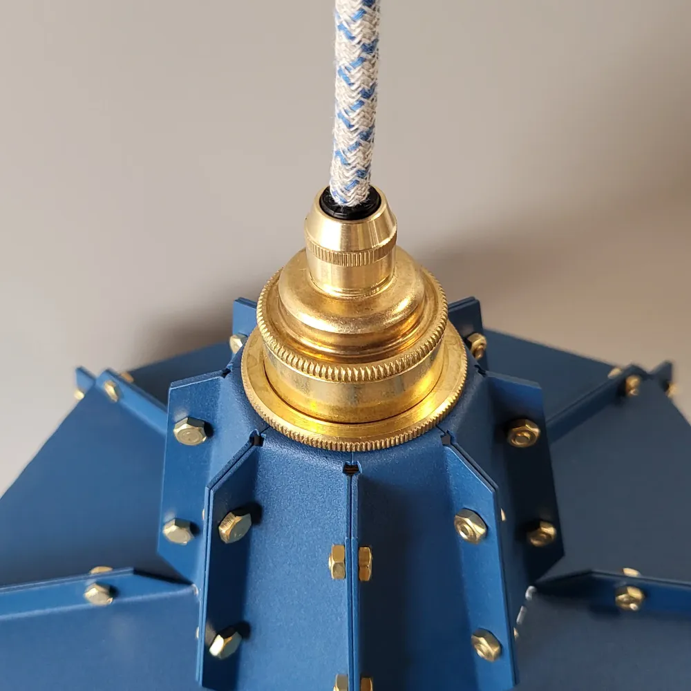 Fabricado hanglamp Hanglampie - blauw - diameter 36 cm – hoogte 26 cm