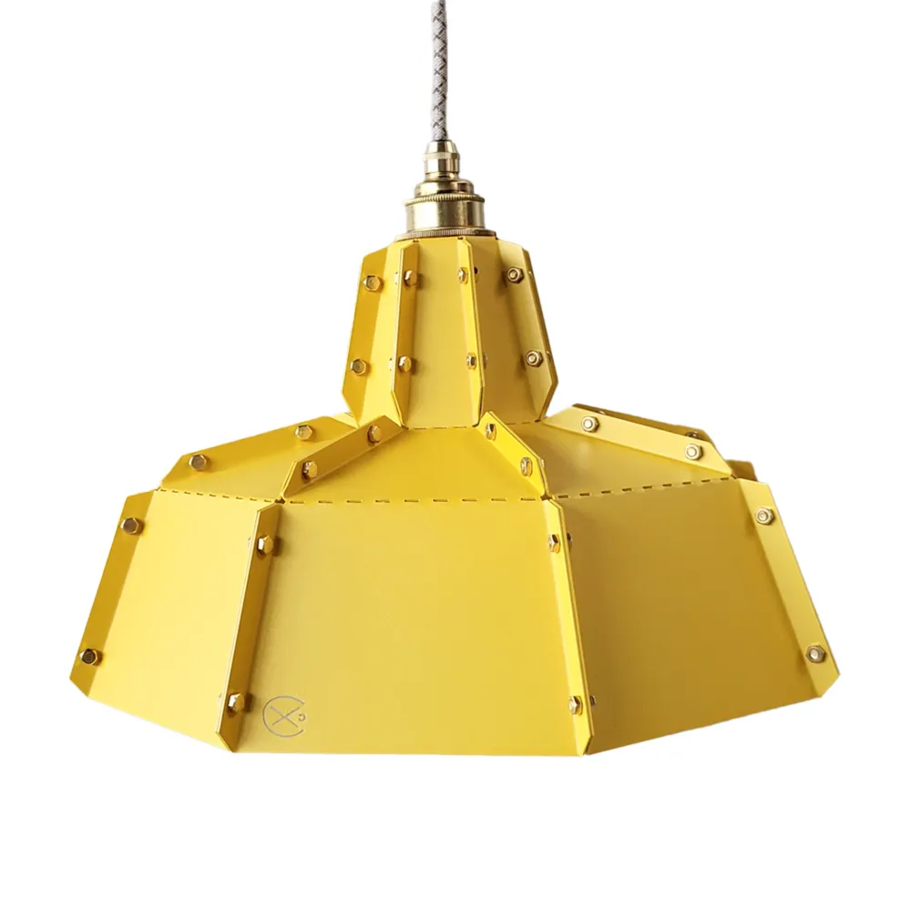 Fabricado hanglamp Hanglampie - geel - diameter 36 cm – hoogte 26 cm