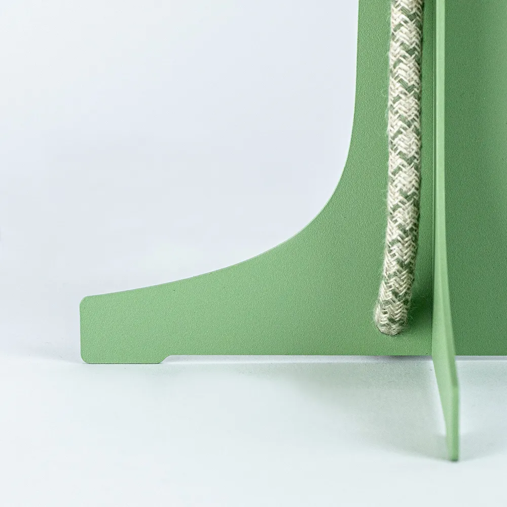 Fabricado tafellamp Lampie - groen - messing details - hoogte 31,5 cm
