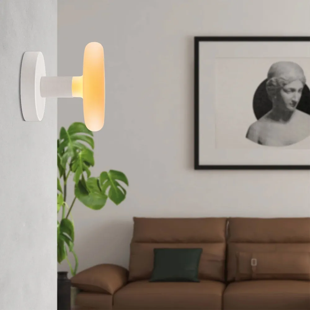 Fermaluce lamp van hout met Dash lichtbron - Wit