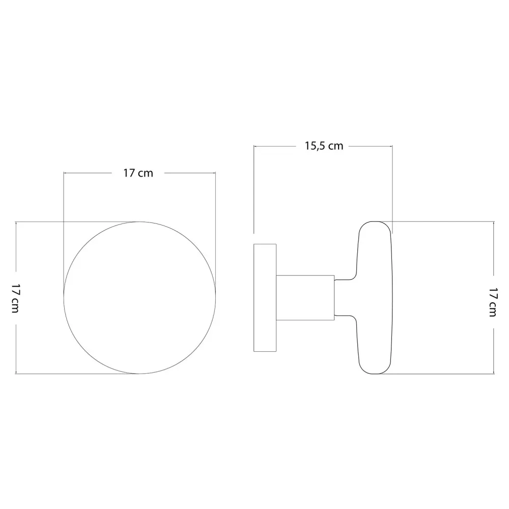 Fermaluce lamp van hout met Dash lichtbron - Wit
