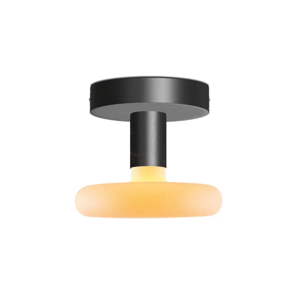 Fermaluce lamp van hout met lichtbron Dash - Zwart