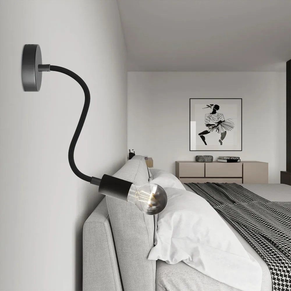 Flex 30 lamp met Goccia lichtbron - Zwart