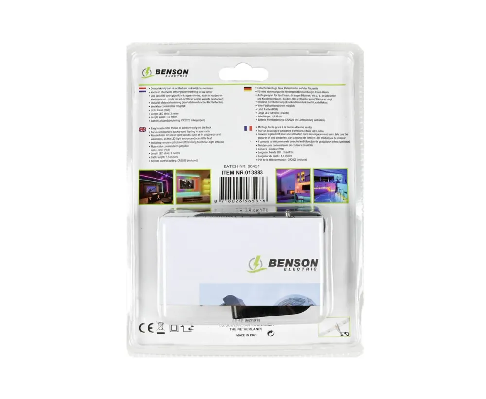 Flexibele 3m RGB LED Strip met Afstandsbediening voor Sfeerverlichting