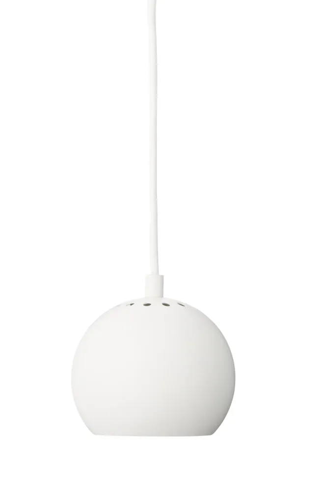 Frandsen hanglamp Ball - wit - 12x12x10cm