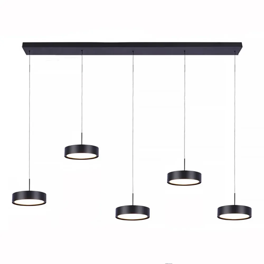 Freelight hanglamp Alieno - 5 lichts - 120 x 150 cm - zwart