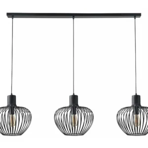 Freelight hanglamp Arraffone - 3 lichts - 140 x 150 cm - zwart