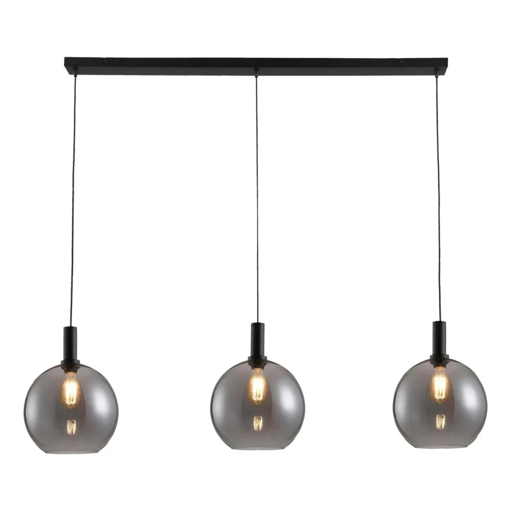 Freelight hanglamp Chandra - 3 lichts - 120 x 130 cm - zwart