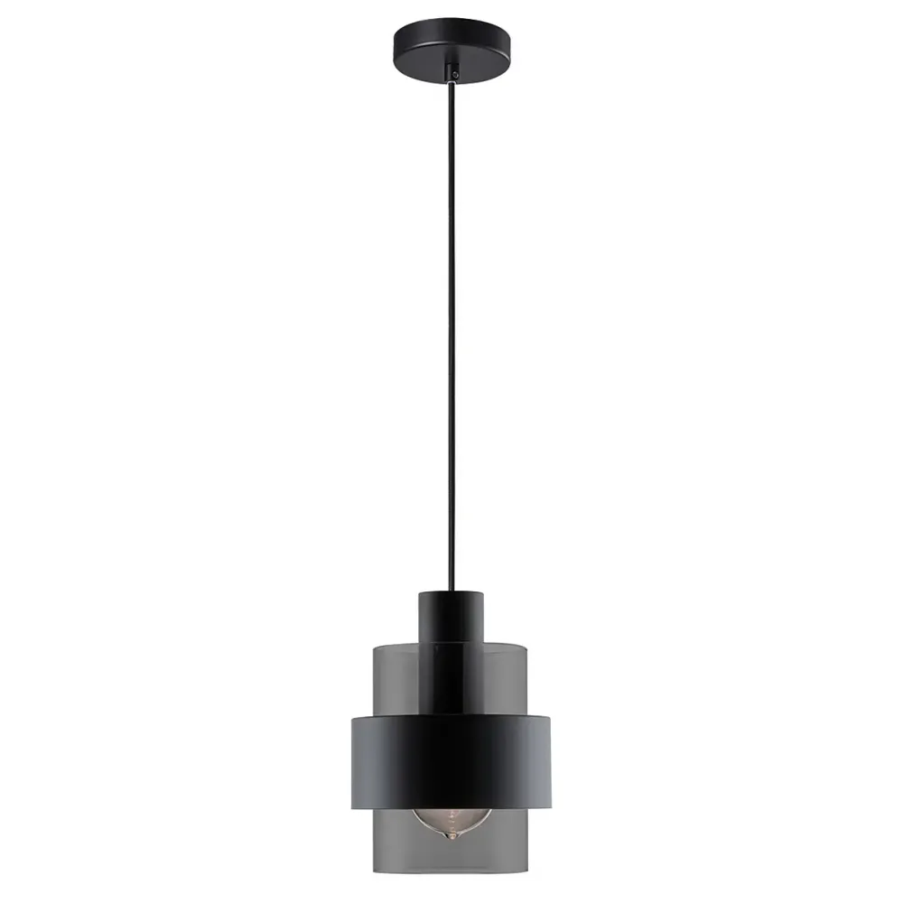 Freelight hanglamp Chiasso - 1 lichts - 14 x 150 cm - zwart
