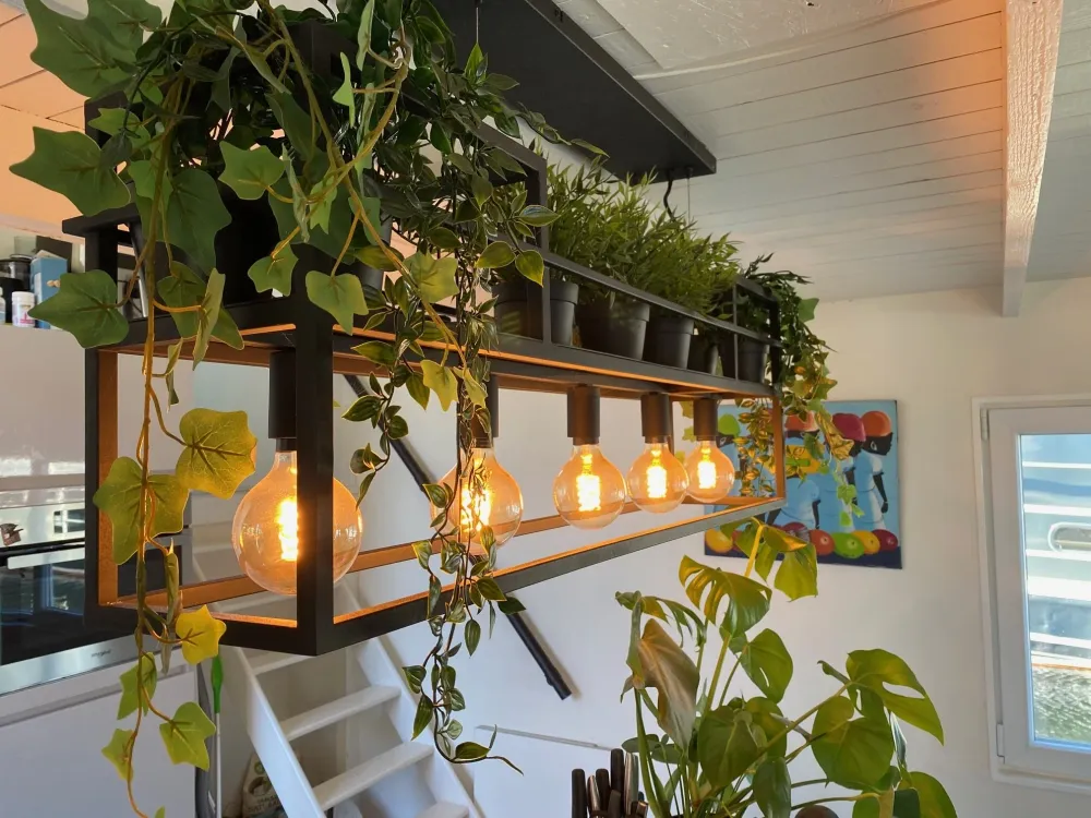 Freelight hanglamp Culinara - 5 lichts - 120 x 160 cm - zwart