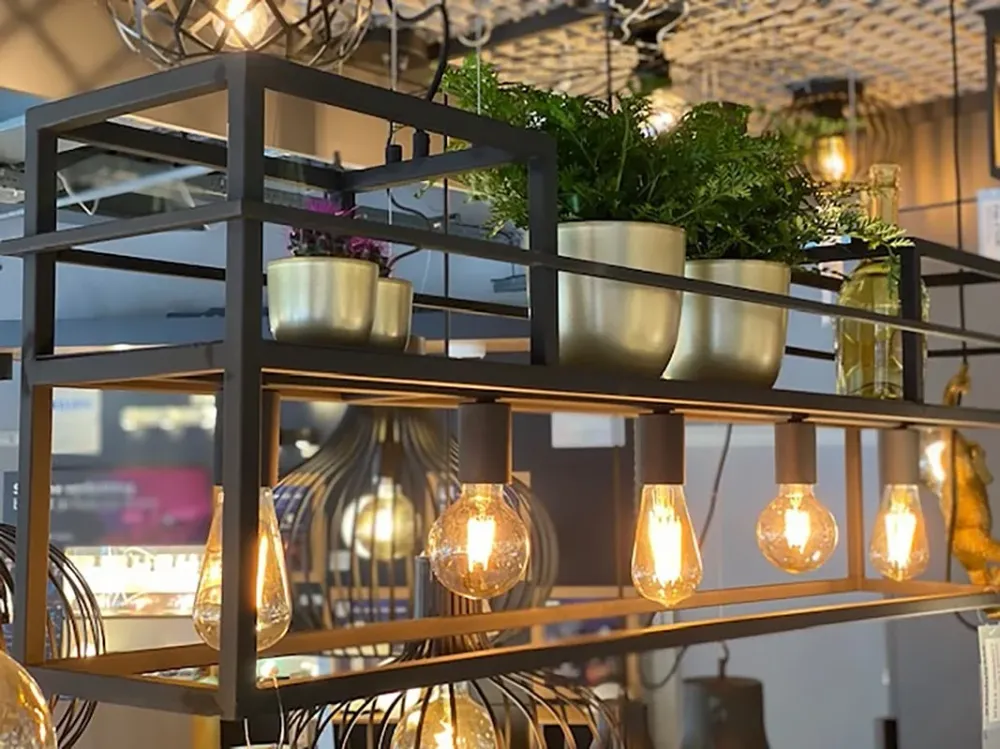 Freelight hanglamp Culinara - 5 lichts - 120 x 160 cm - zwart