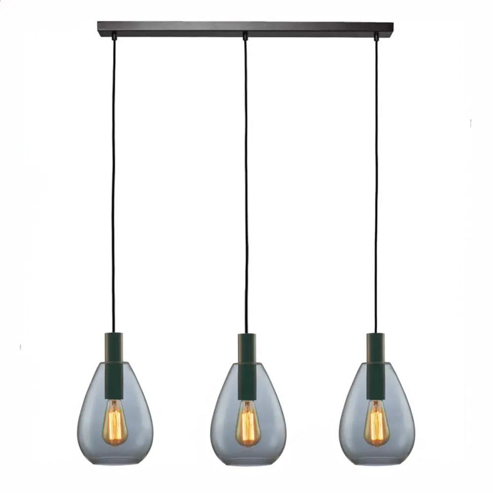 Freelight hanglamp Dorato - 3 lichts - 110 x 150 cm - zwart