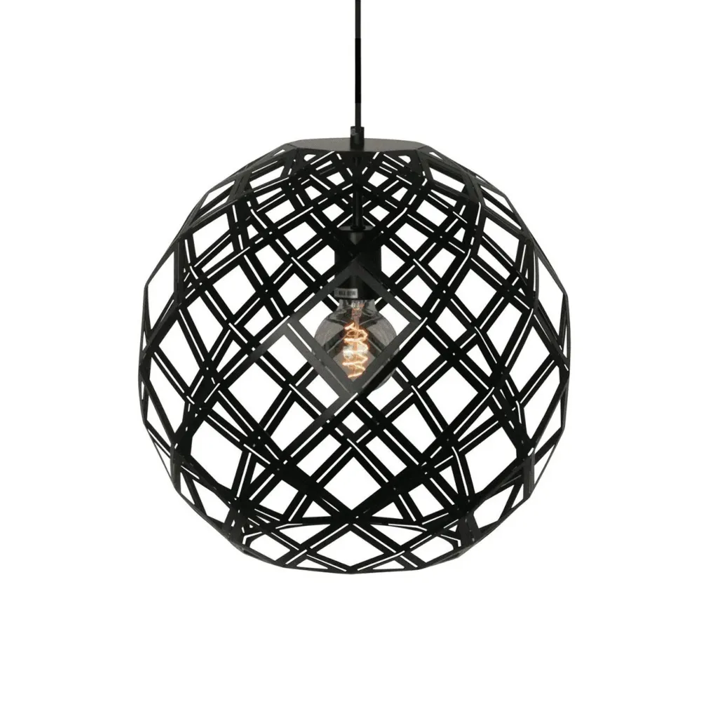Freelight hanglamp Emma - 1 lichts - 30 x 165 cm - zwart