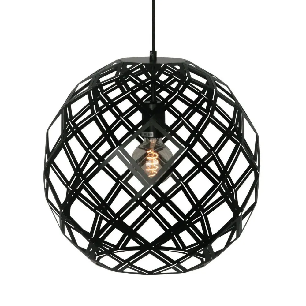 Freelight hanglamp Emma - 1 lichts - 40 x 175 cm - zwart