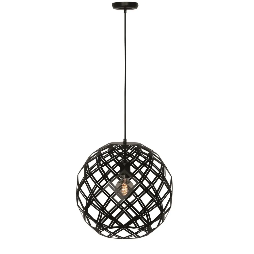 Freelight hanglamp Emma - 1 lichts - 40 x 175 cm - zwart