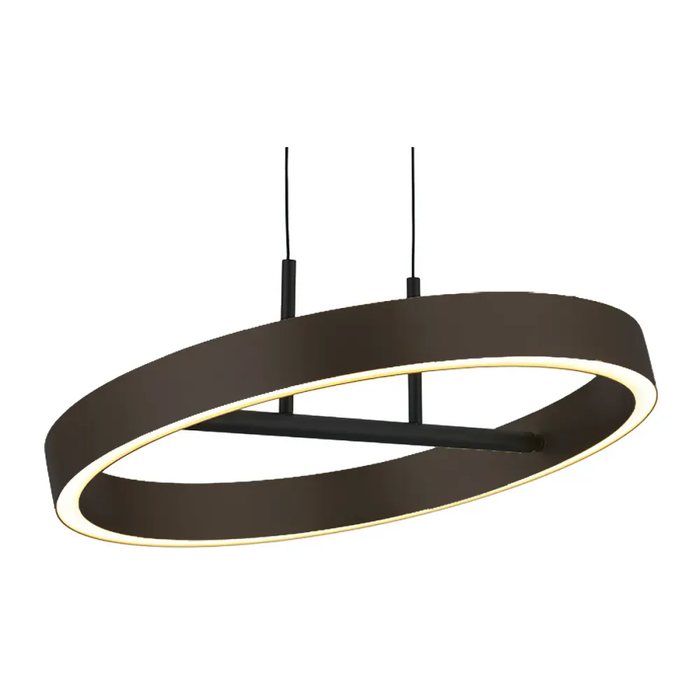 Freelight hanglamp Livello - 2 lichts - 40 x 150 cm - zwart