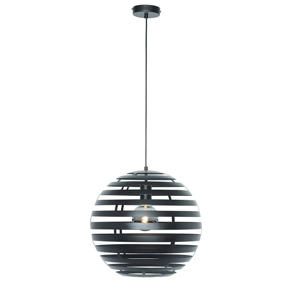 Freelight hanglamp Nettuno - 1 lichts - 40 x 130 cm - zwart