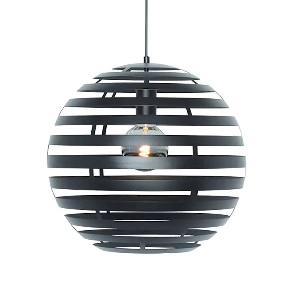 Freelight hanglamp Nettuno - 1 lichts - 40 x 130 cm - zwart