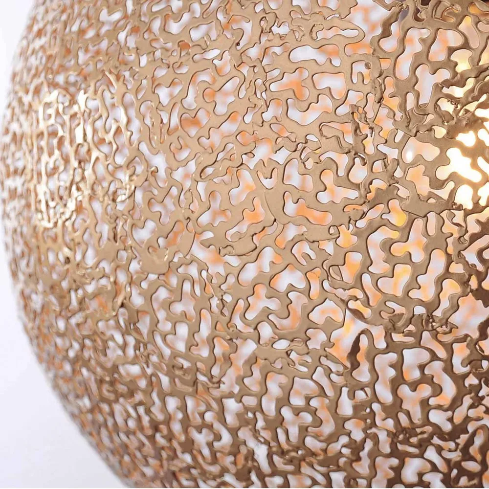Freelight hanglamp Oro - 1 lichts - 50 x 140 cm - mat goud