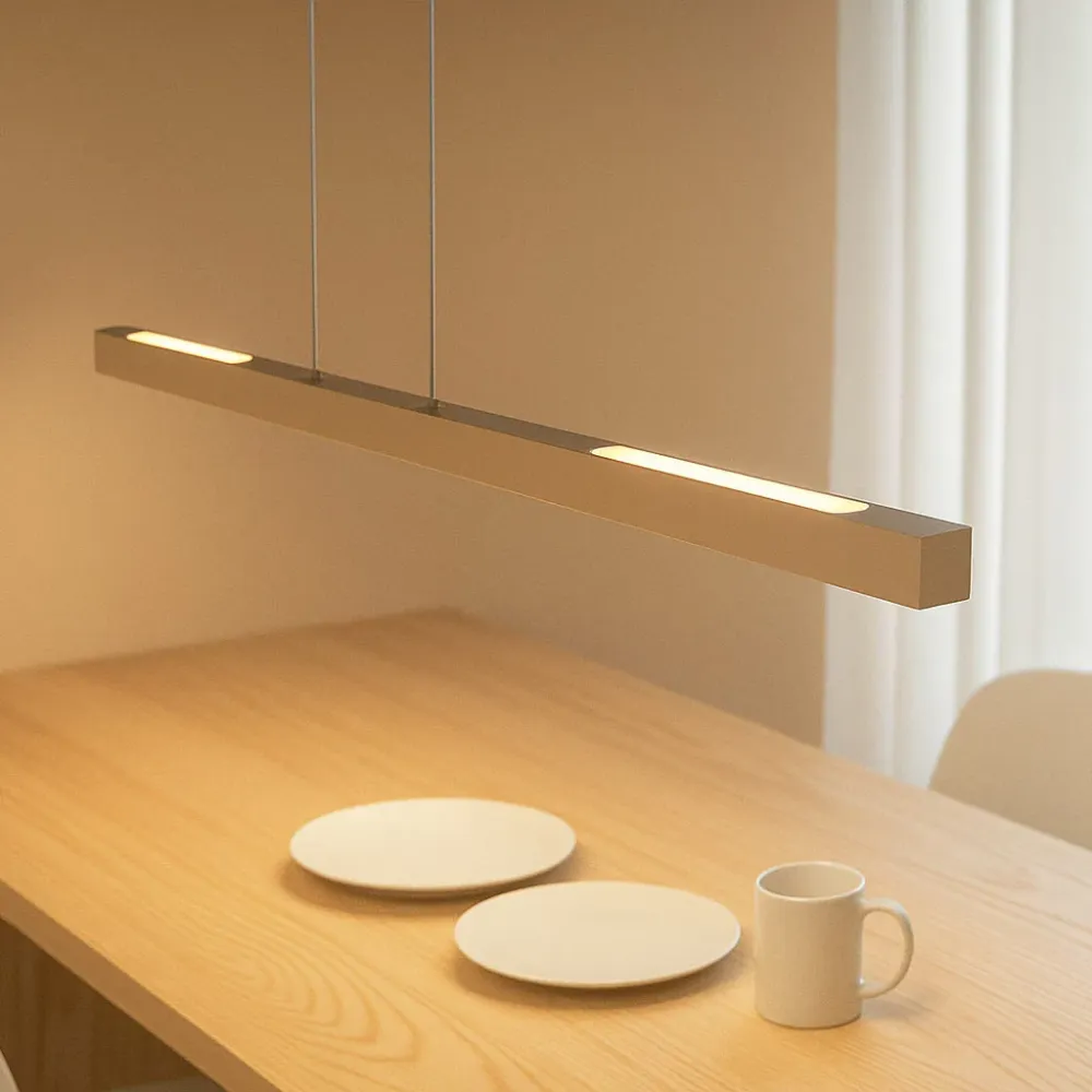Freelight hanglamp Traiano - 3 lichts - 120 x 150 cm - beige