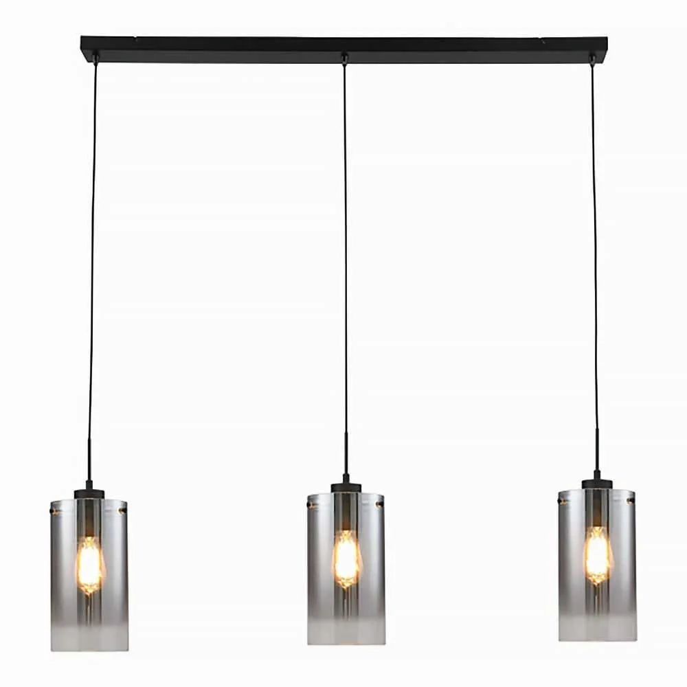 Freelight hanglamp Ventotto - 3 lichts - 100 x 165 cm - zwart
