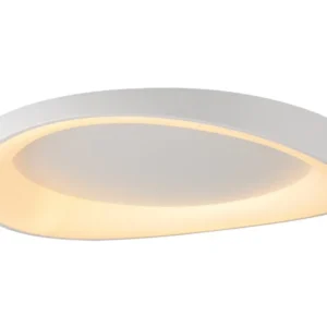 Freelight plafondlamp Duna - 1 lichts - 60 x 10.5 cm - wit