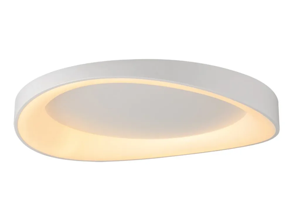 Freelight plafondlamp Duna - 1 lichts - 60 x 10.5 cm - wit