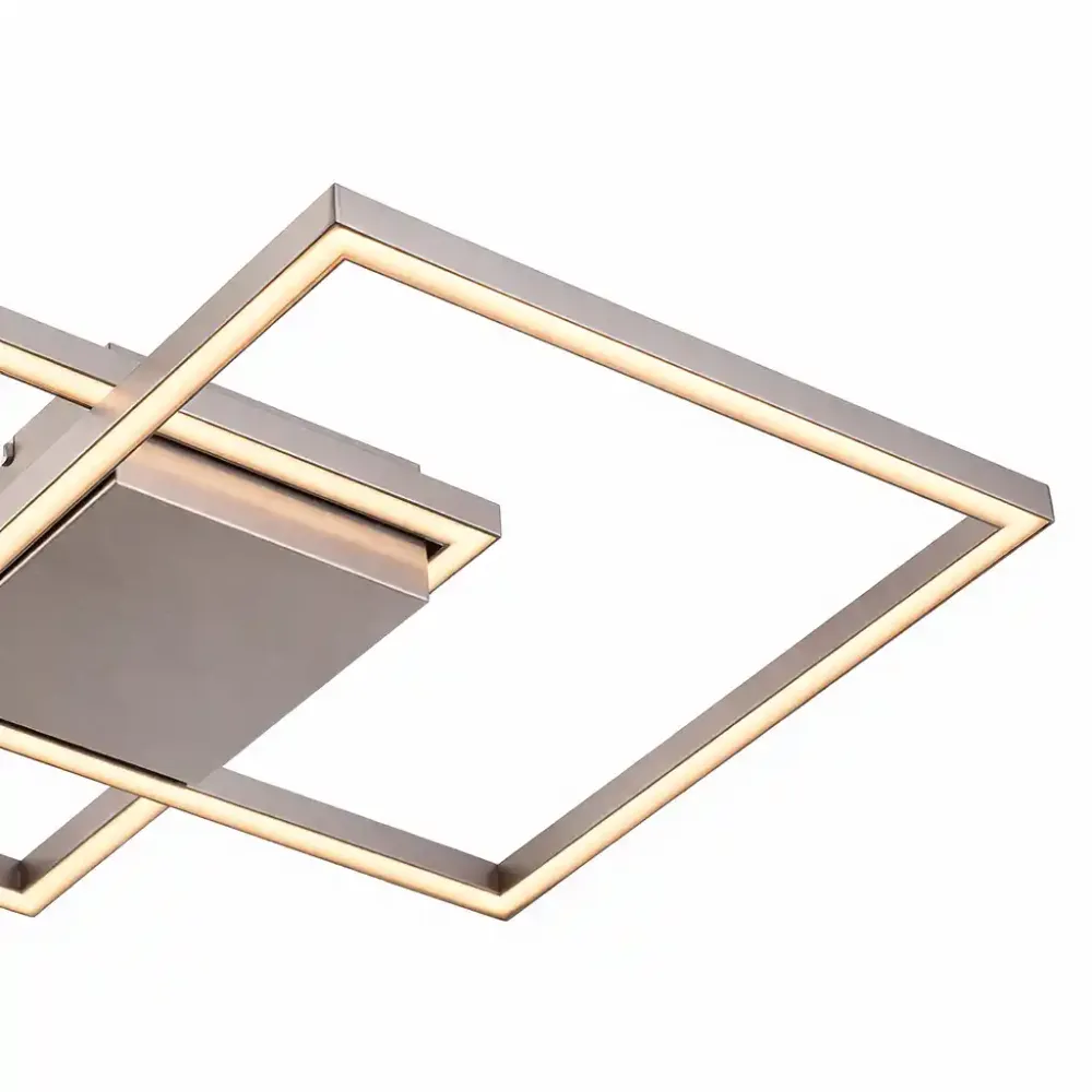 Freelight plafondlamp Falcon - 1 lichts - 46 x 7 cm - mat chroom