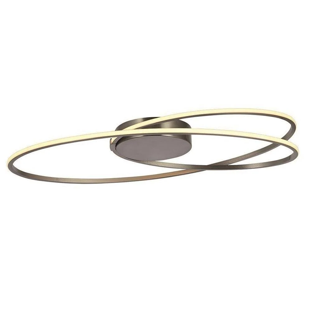 Freelight plafondlamp Ophelia - 1 lichts - 60 x 15 cm - mat chroom
