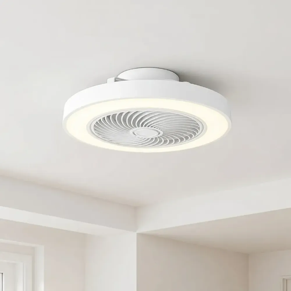 Freelight plafondventilator Fiato - 1 lichts - 51 x 20.5 cm - wit