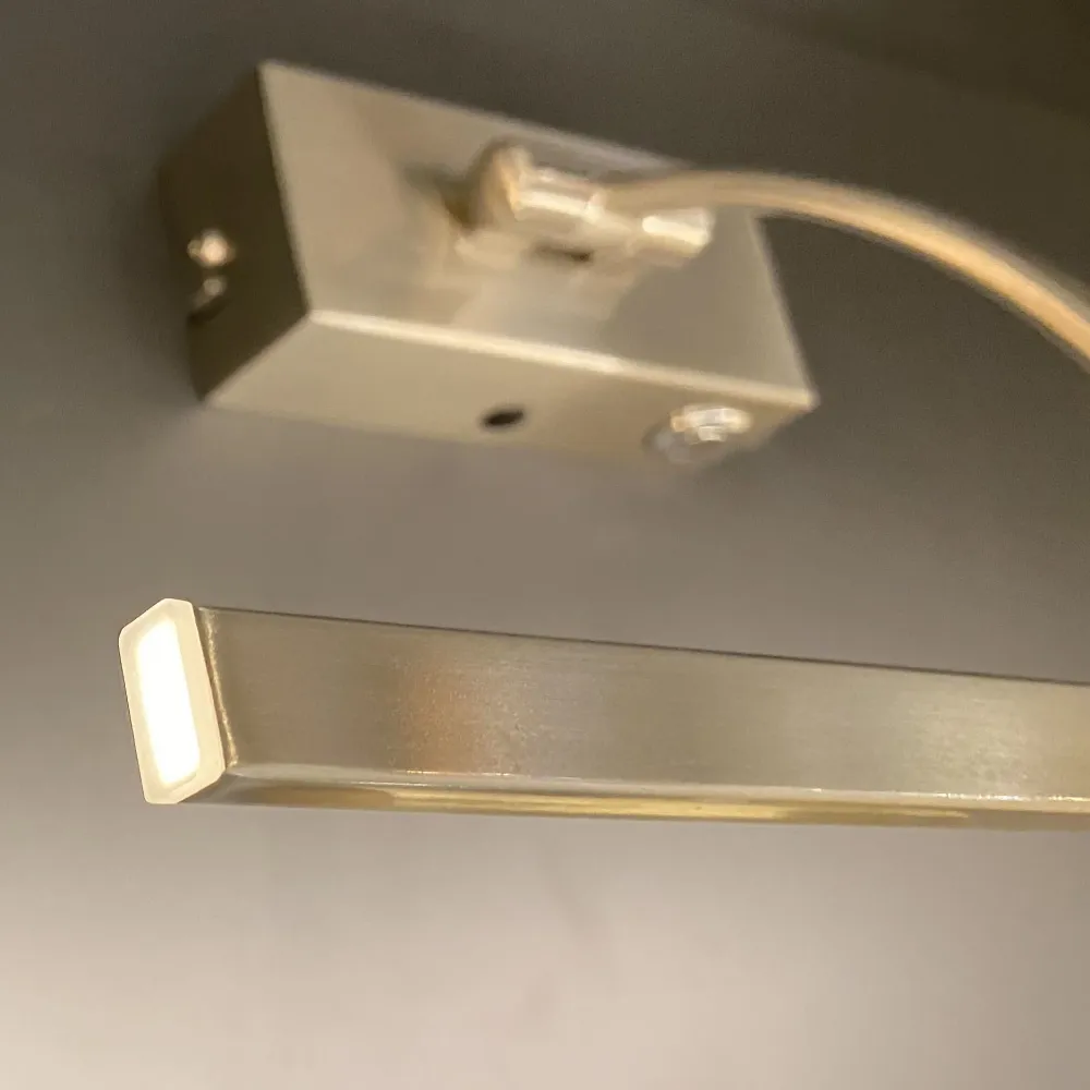 Freelight schilderij verlichting - 1 lichts - 20.5 x 6 cm - mat chroom