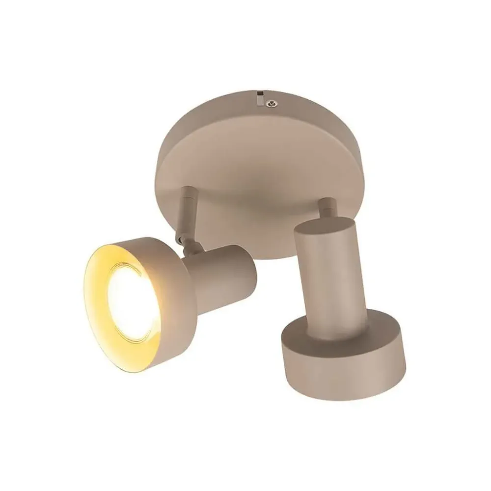 Freelight spot Lunata - 2 lichts - 15 x 15 cm - beige