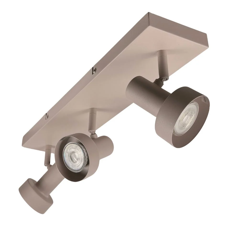 Freelight spot Lunata - 3 lichts - 50 x 15 cm - beige