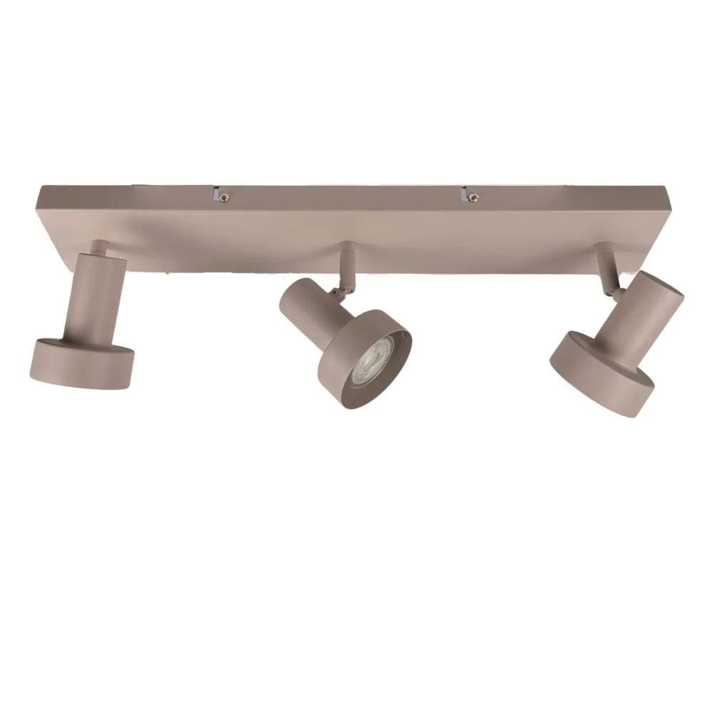 Freelight spot Lunata - 3 lichts - 50 x 15 cm - beige