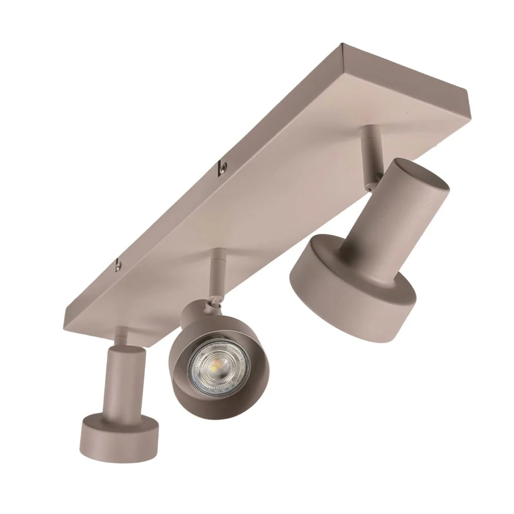 Freelight spot Lunata - 3 lichts - 50 x 15 cm - beige