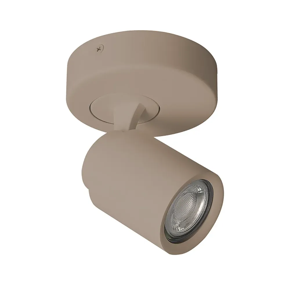 Freelight spot Razza - 1 lichts - 11 x 14 cm - beige