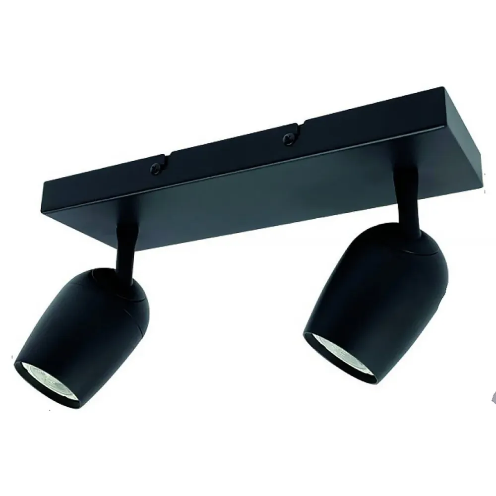 Freelight spot Trova - 2 lichts - 30 x 16 cm - zwart