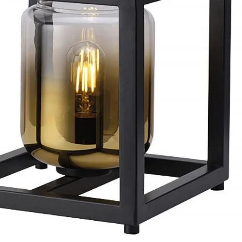 Freelight tafellamp Dentro - 1 lichts - 25.5 x 26 cm - zwart goud