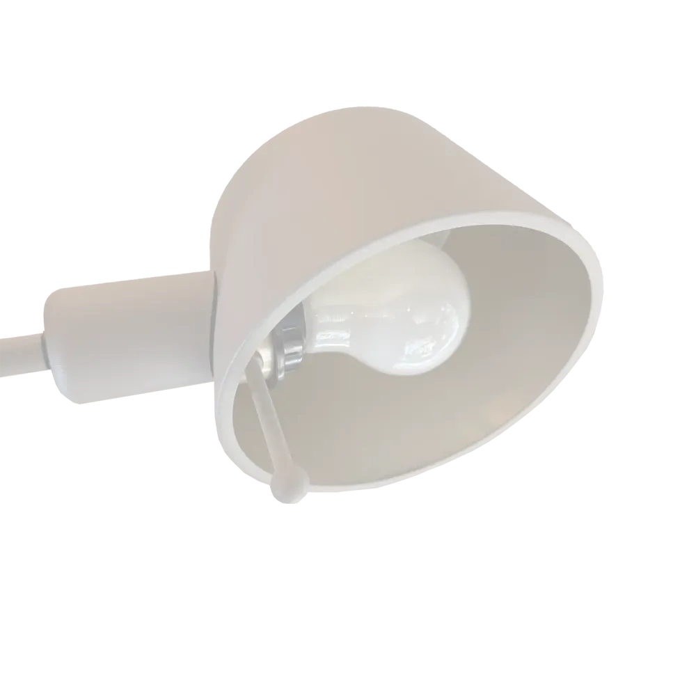 Freelight tafellamp Sovrano - 1 lichts - 30 x 70 cm - wit