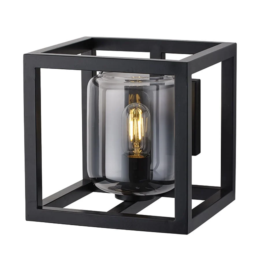 Freelight wandlamp Dentro - 2 lichts - 27.5 x 25.5 cm - zwart rook
