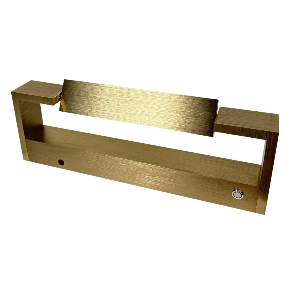 Freelight wandlamp Parete - 1 lichts - 10 x 4 cm - goud
