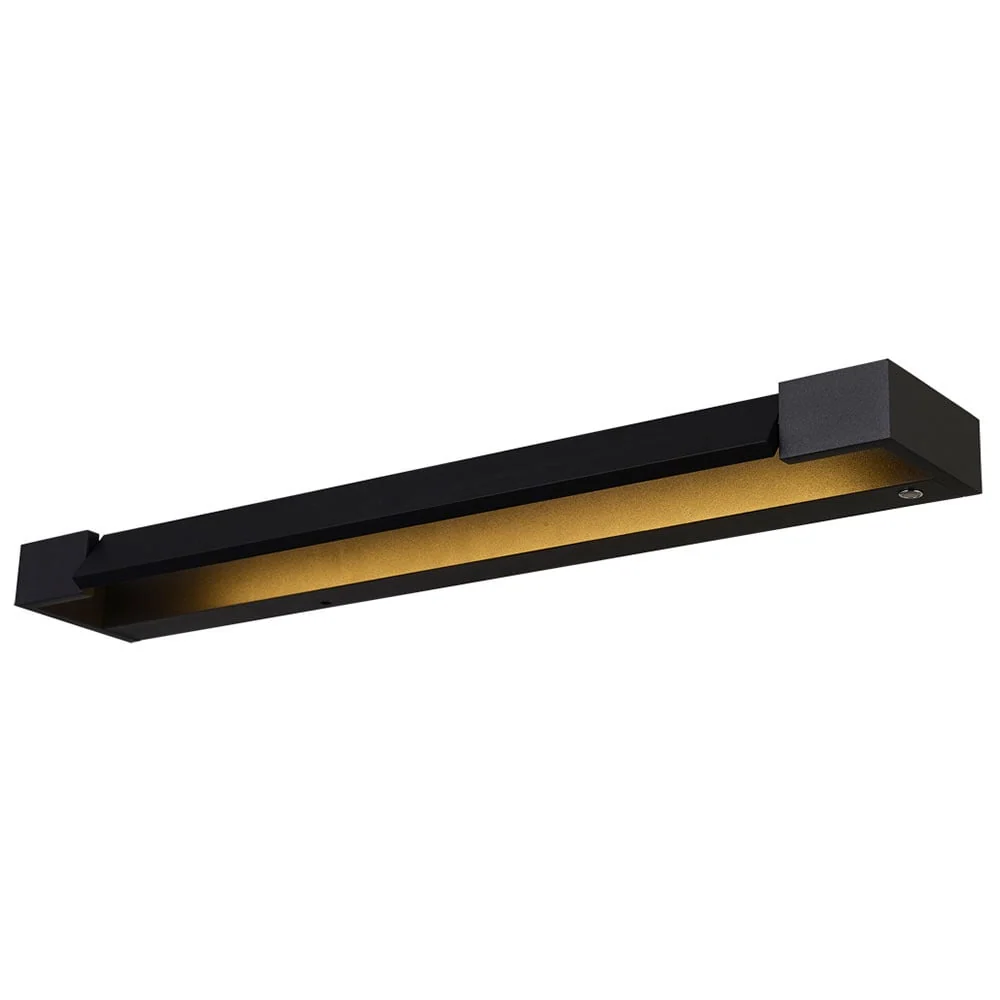 Freelight wandlamp Parete - 1 lichts - 10 x 4 cm - zwart