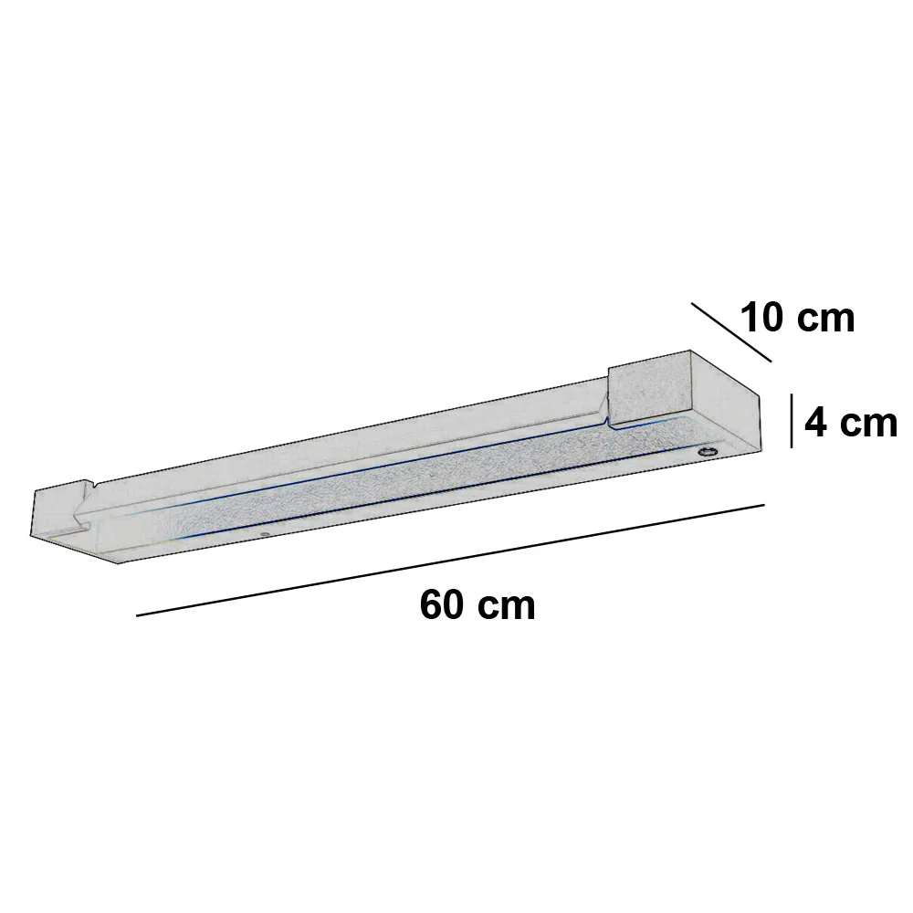 Freelight wandlamp Parete - 1 lichts - 10 x 4 cm - zwart