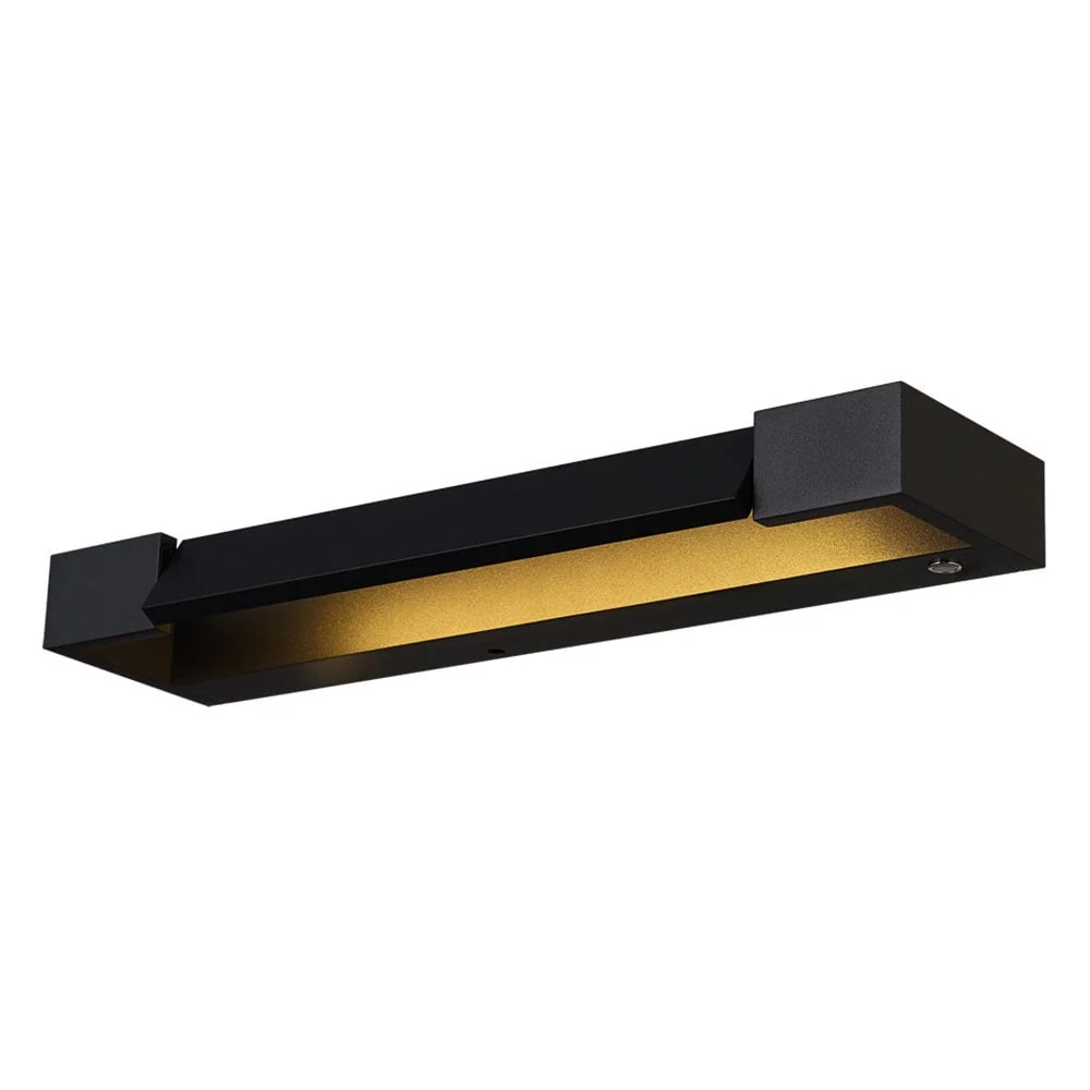 Freelight wandlamp Parete - 1 lichts - 10 x 4 cm - zwart