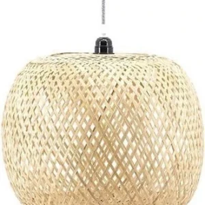 FurniLux Linin 3 vintage hanglamp rotan