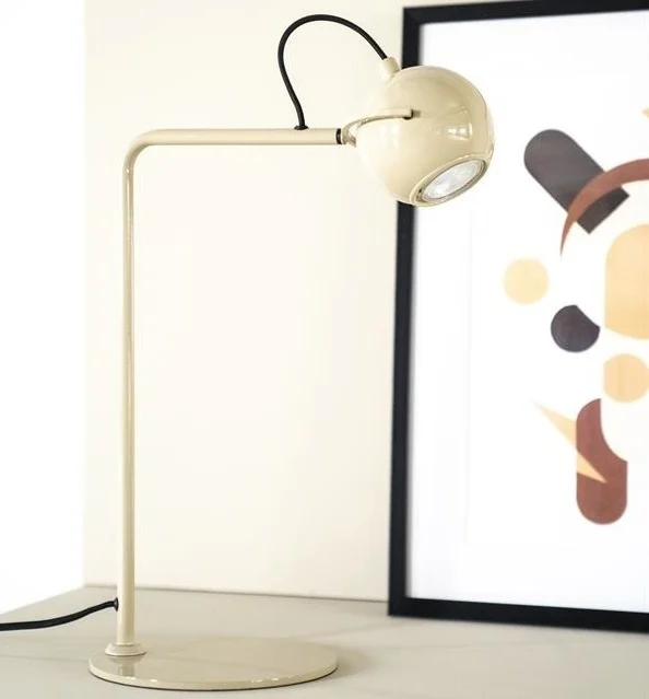 FurniLux Tafel lamp camera - beige - 29x18x46 cm