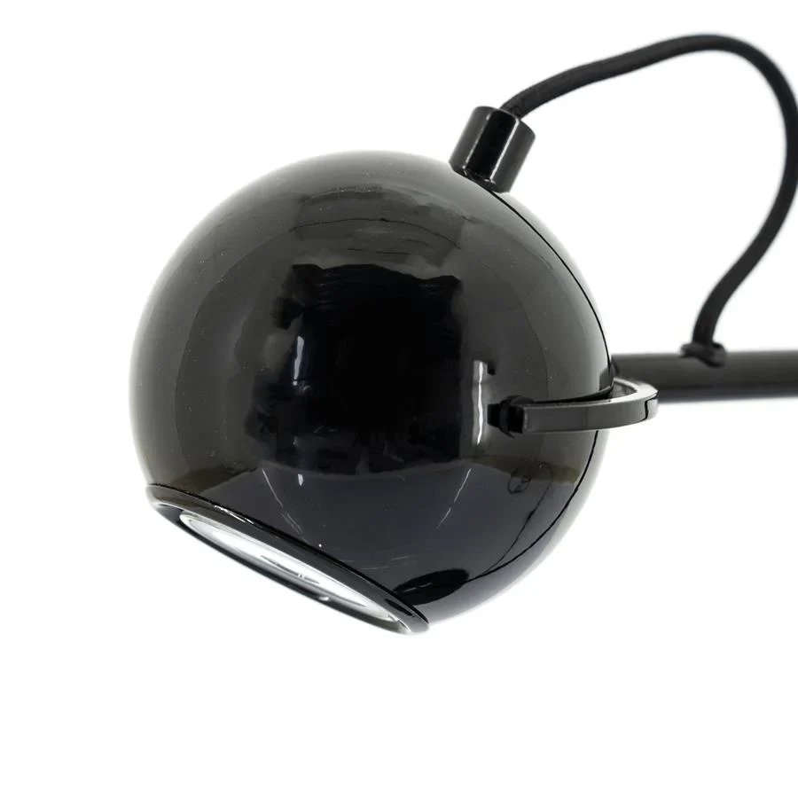 FurniLux Tafel lamp camera - zwart - 29x18x46 cm