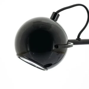 FurniLux Vloer lamp camera - zwart - 42x22x150 cm