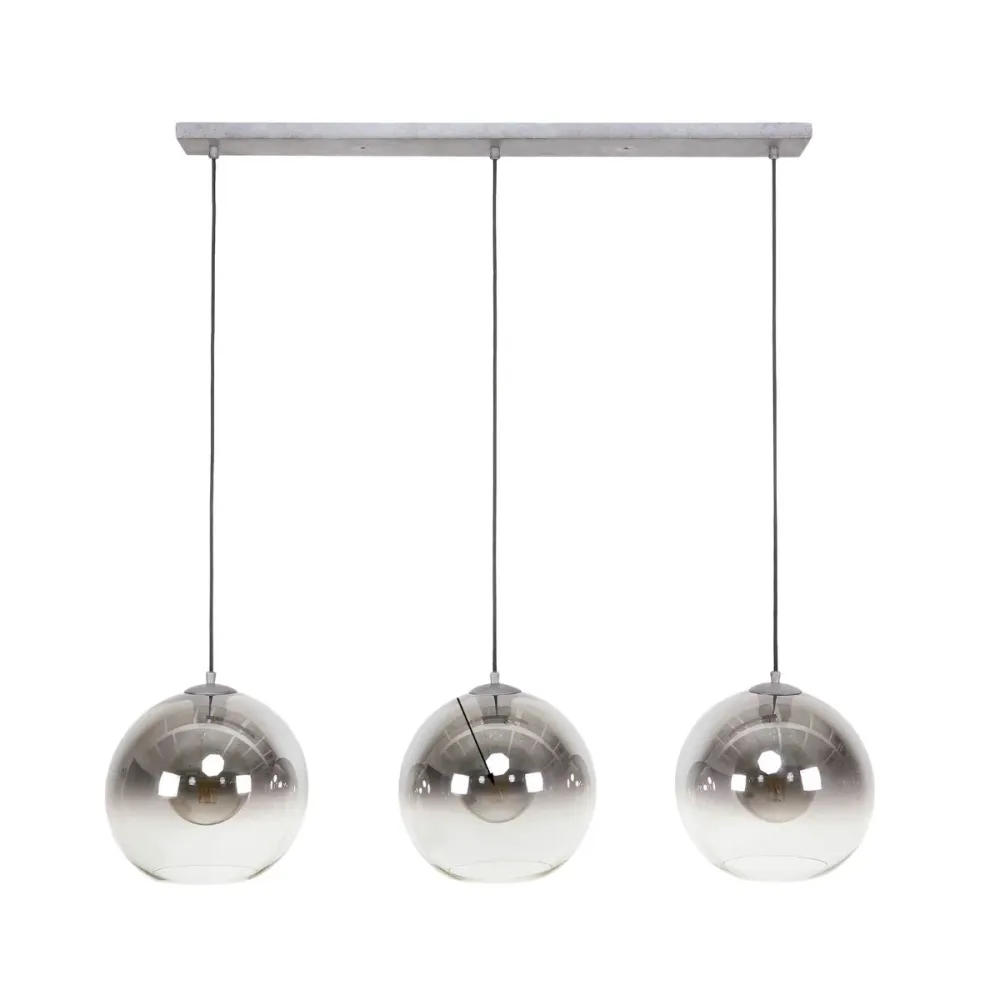 Giga Meubel Hanglamp Bubble Shaded - Glas - 3-Lichts - 30x115x150cm
