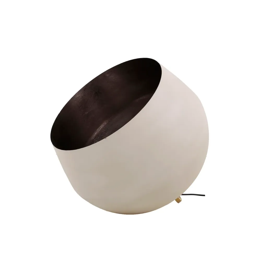 Giga Meubel Tafellamp Basket - Grijs - 1-Lichts - Ø50x46cm